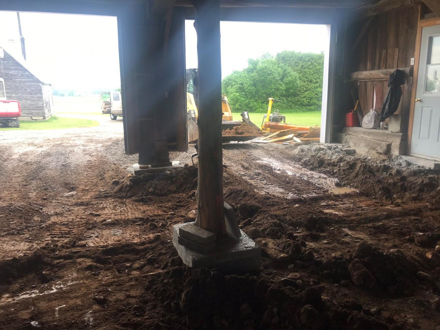 Bloc de béton et sonotubes de béton prêt installé Saint-Jean-sur-Richelieu